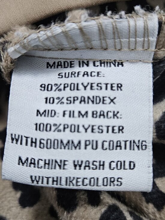 Nicole Miller Tan Leopard Removable Hood Belted Trench Soft Shell Long Coat S - Picture 4 of 16